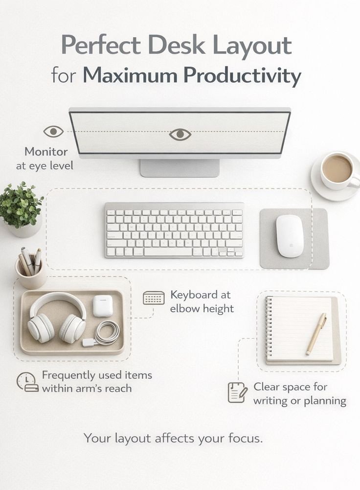 Minimalist-desk-layout